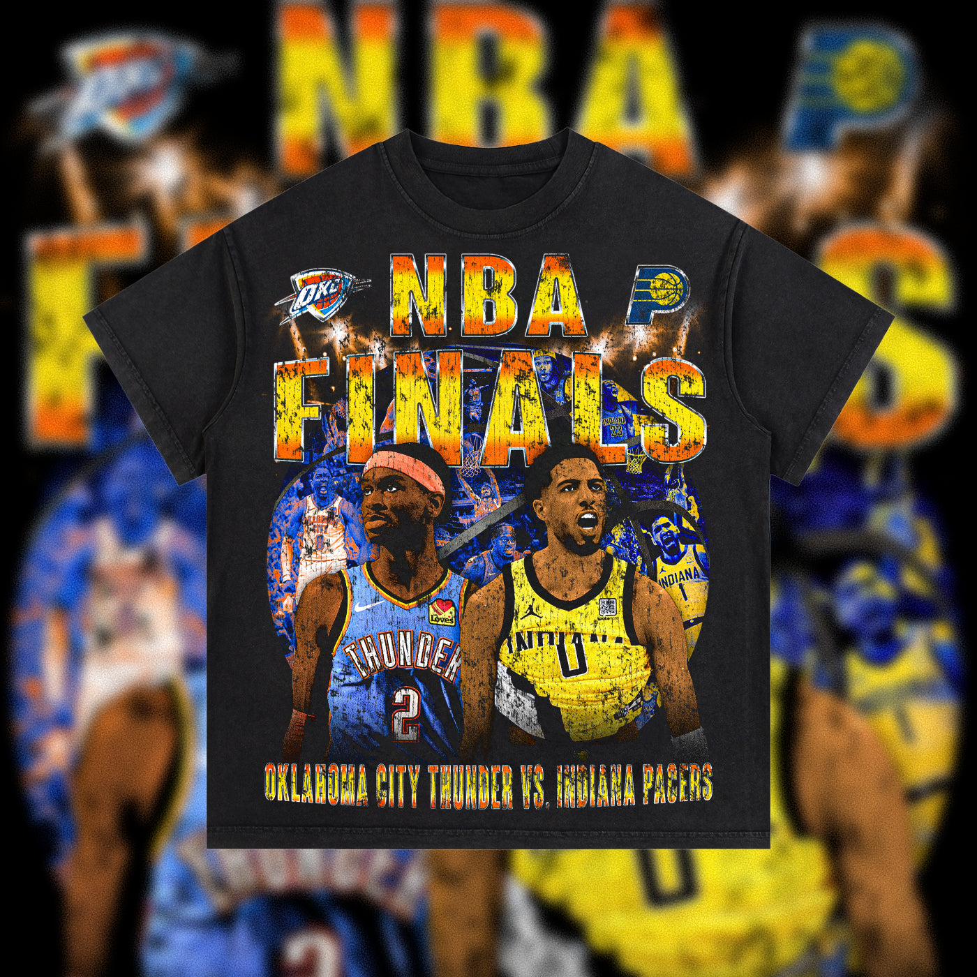 Thunder vs. Pacers 2025 NBA FINALS Graphic Tee
