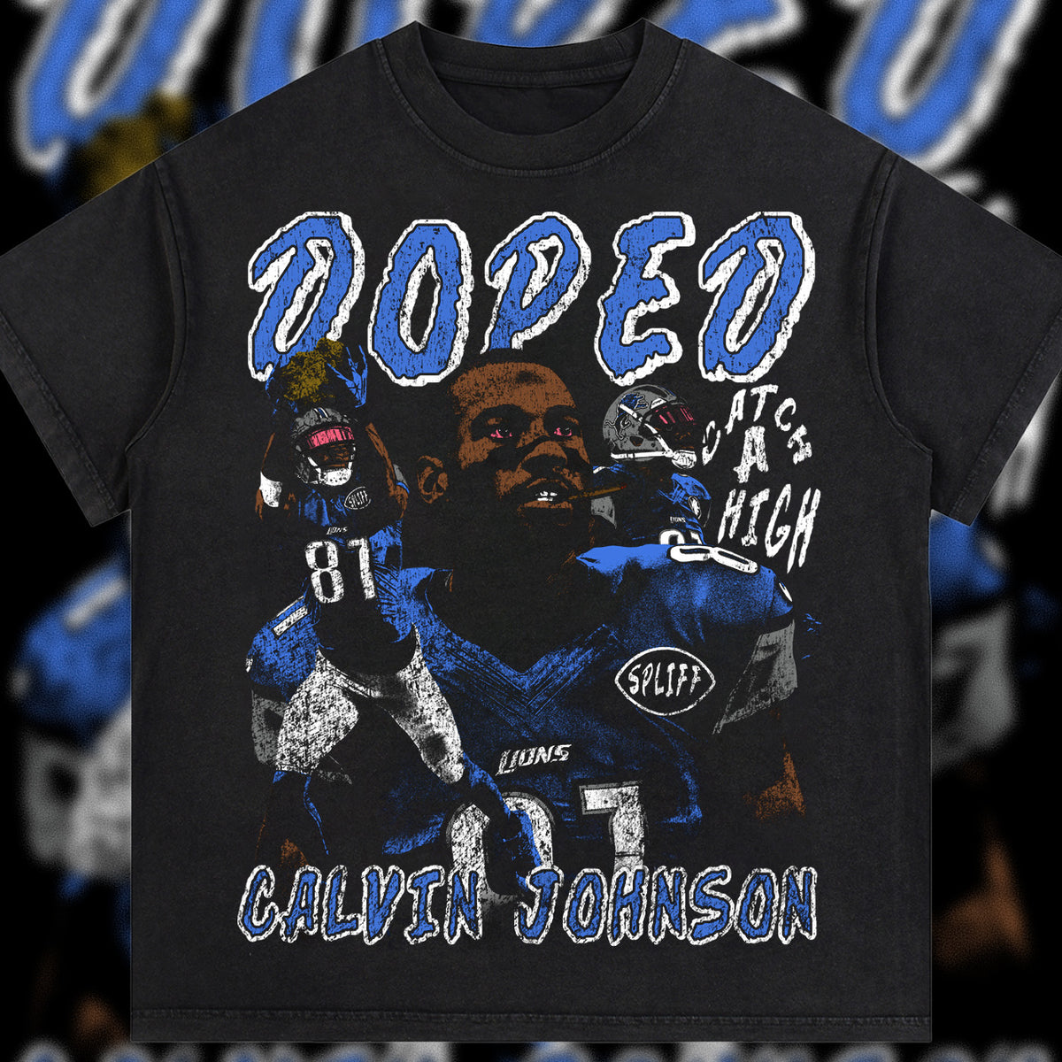 Calvin Johnson "DOPED" Graphic Tee
