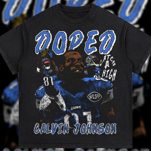 Calvin Johnson "DOPED" Graphic Tee